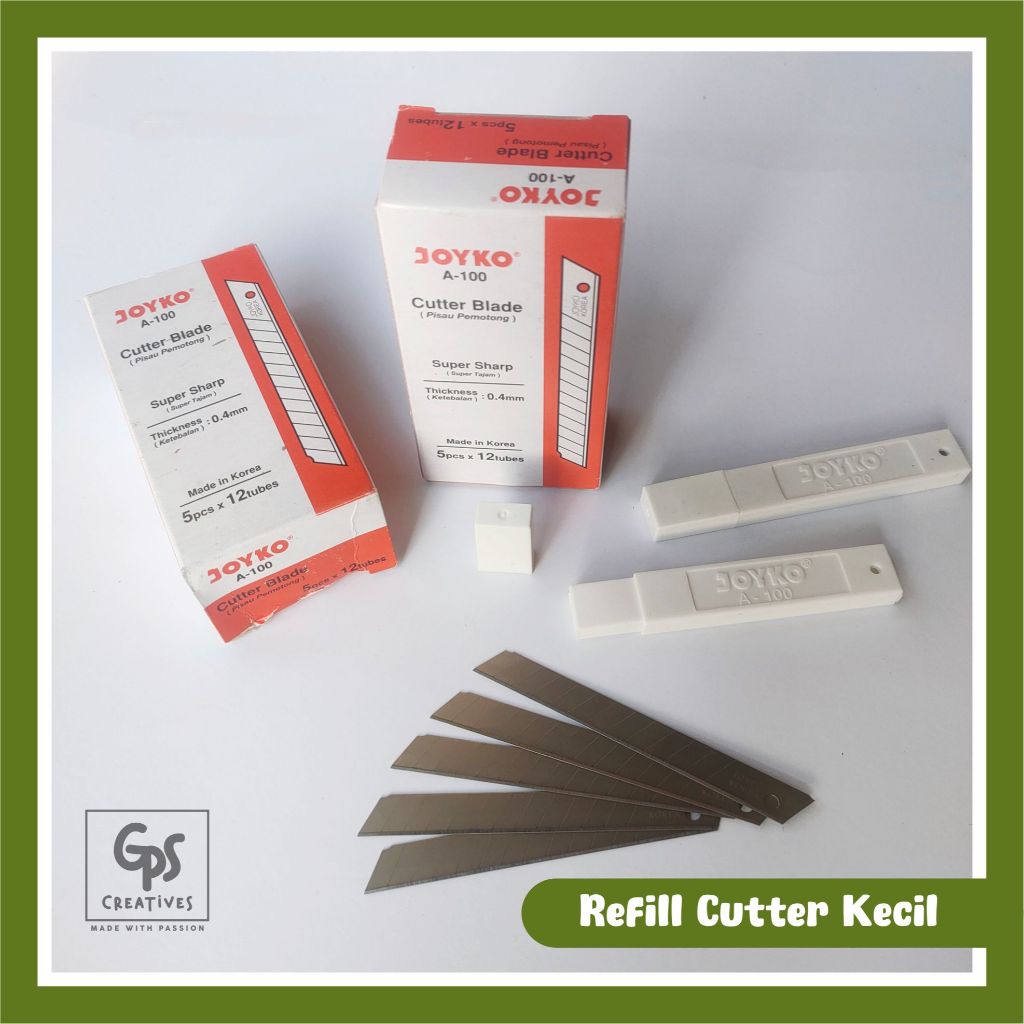 

Refill Cutter Kecil JOYKO A-100 Isi Pisau Pemotong