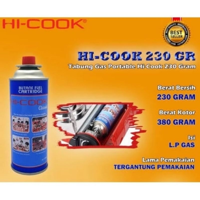 Gas Portable Hi-Cook / Hi Cook Gas Protable 230 gr