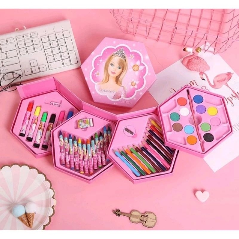 

CRAYON SET BOX 46 PCS IN 1 KARAKTER / PENSIL WARNA SET / CRAYON ANAK / CRAYON MURAH /