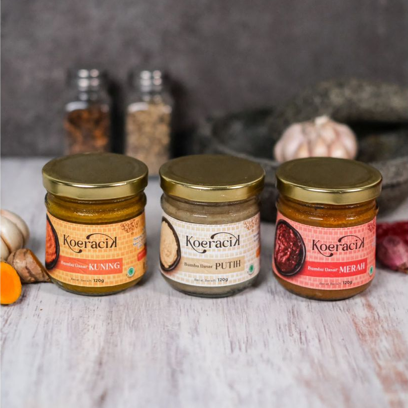 

Koeracik - Bumbu Dasar Masak Putih / Merah / Kuning Halal MUI