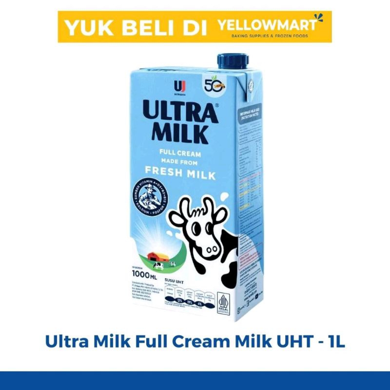 

ULTRAJAYA - Ultra Milk Susu UHT 1000ml Susu Full Cream