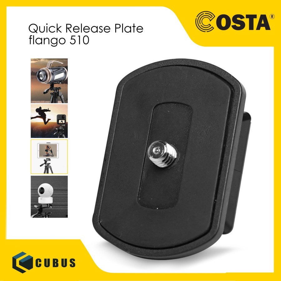 Quick Release Plate PVC For COSTA Flango 510 Tripod