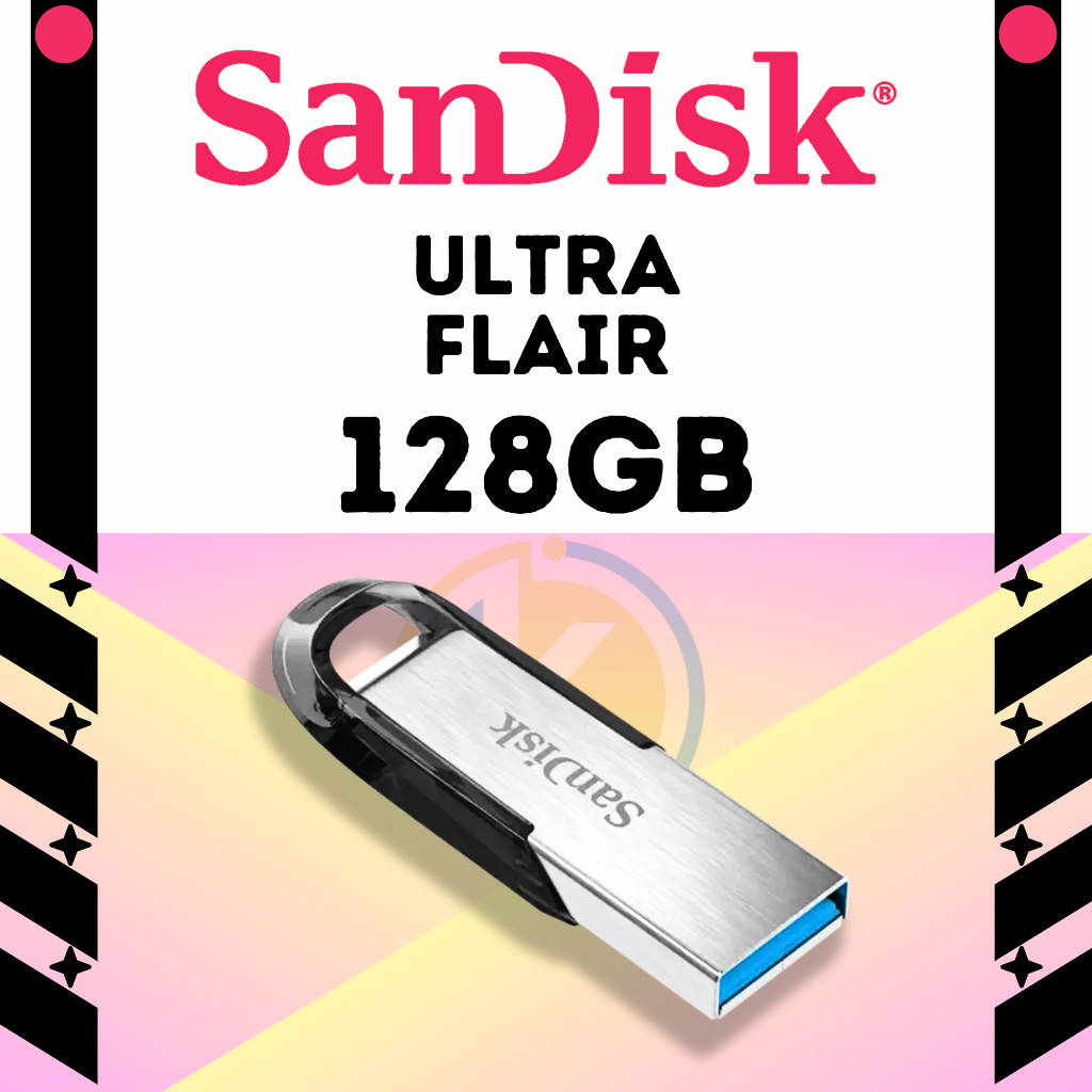 SANDISK USB 3.0 FLASHDISK 128GB ULTRA FLAIR ORIGINAL (SDCZ73-0128G-G46)