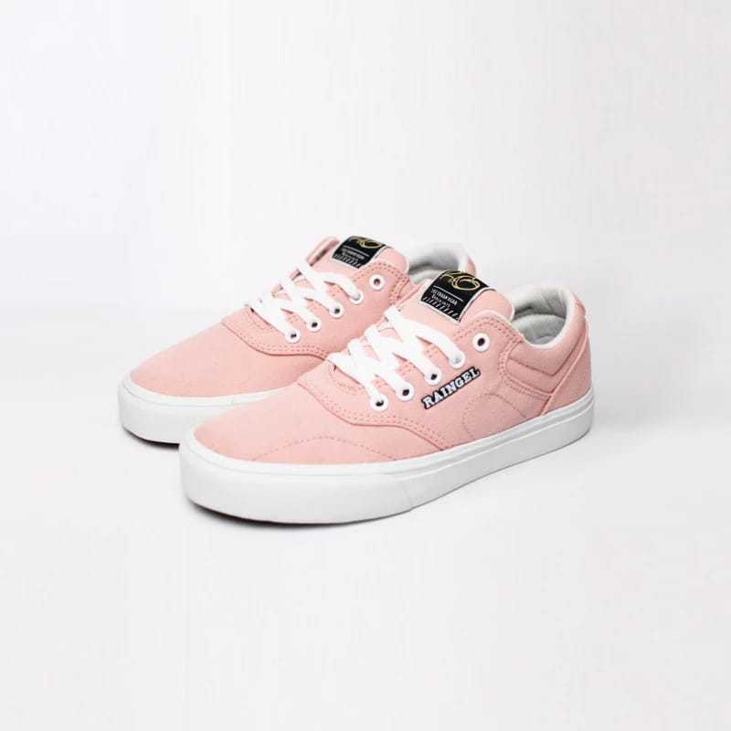 Sepatu Sneaker Lokal RAINGEL / Sneaker Chili Girls - White Peach