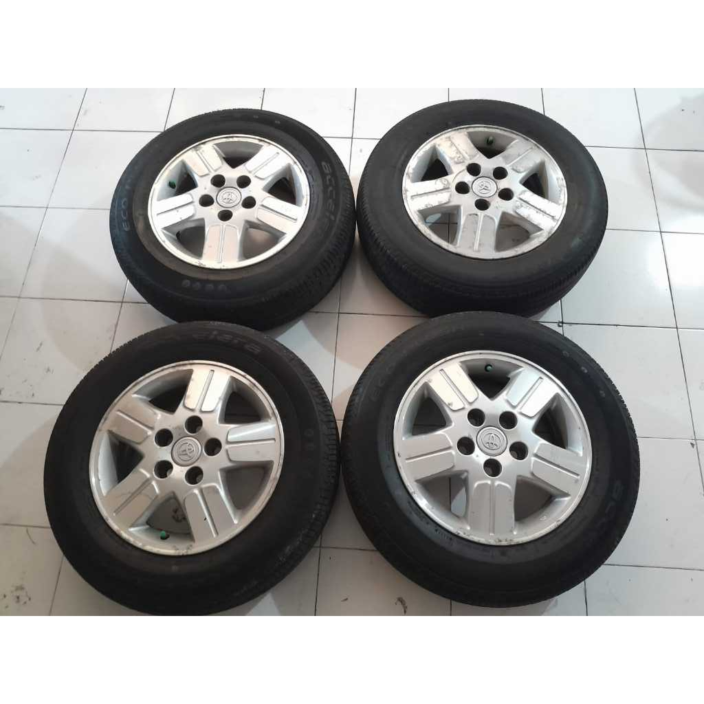 Velg Mobil Bekas Copotan Innova Lama Ring 15 Ban 205 65 Velg Ori Toyota Innova