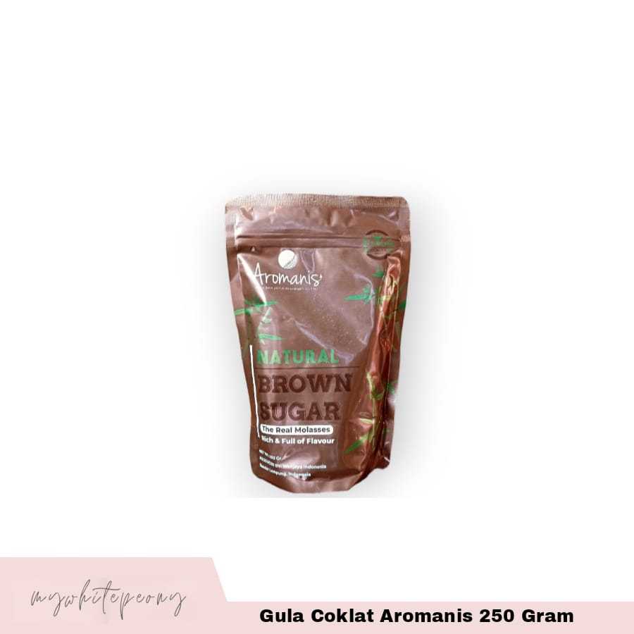 

Brown Sugar Natural / Gula Coklat Aromanis 250 gram