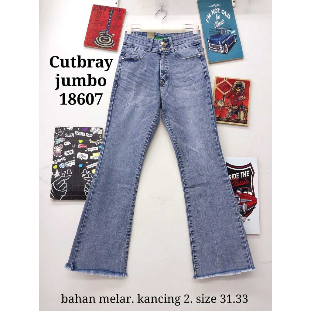 CELANA JEANS CUTBRAY RAWIS/CELANA CUTBRAY WANITA