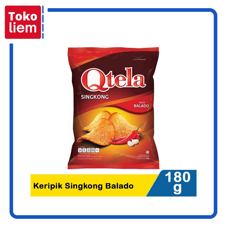 

Qtela Keripik Singkong Balado 180G