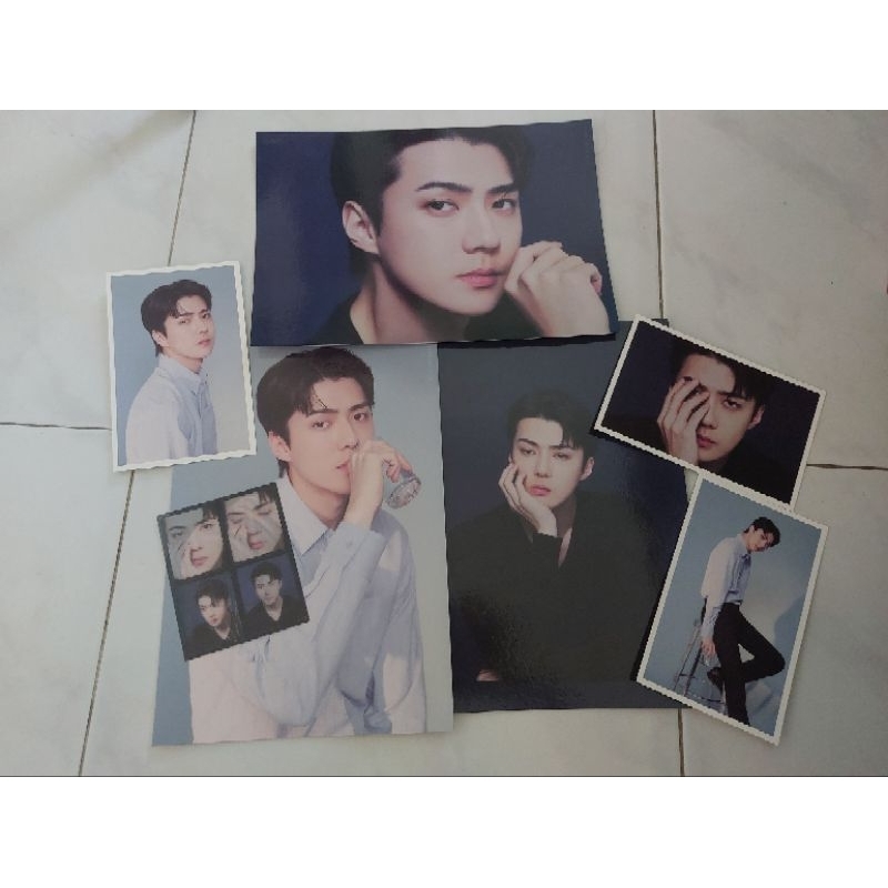 EXO Season's Greeting Sehun 2022, postcard,filmset