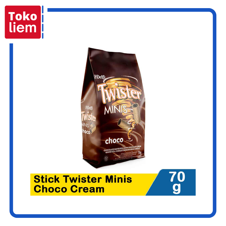 

Delfi Wafer Stick Twister Minis Choco Cream 70G