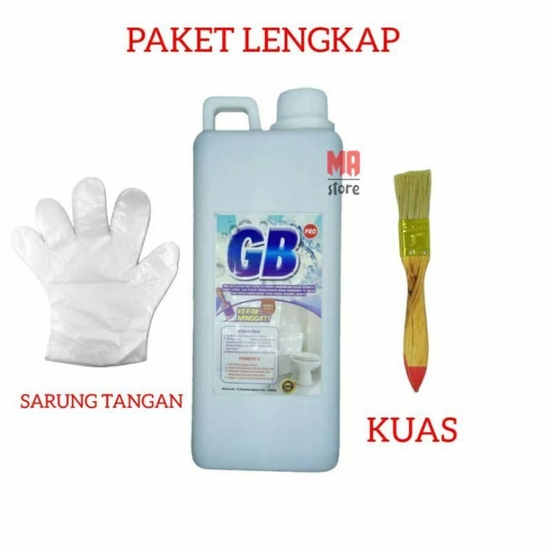 GB Pro Pembersih Kerak Keramik Membandel 1LT