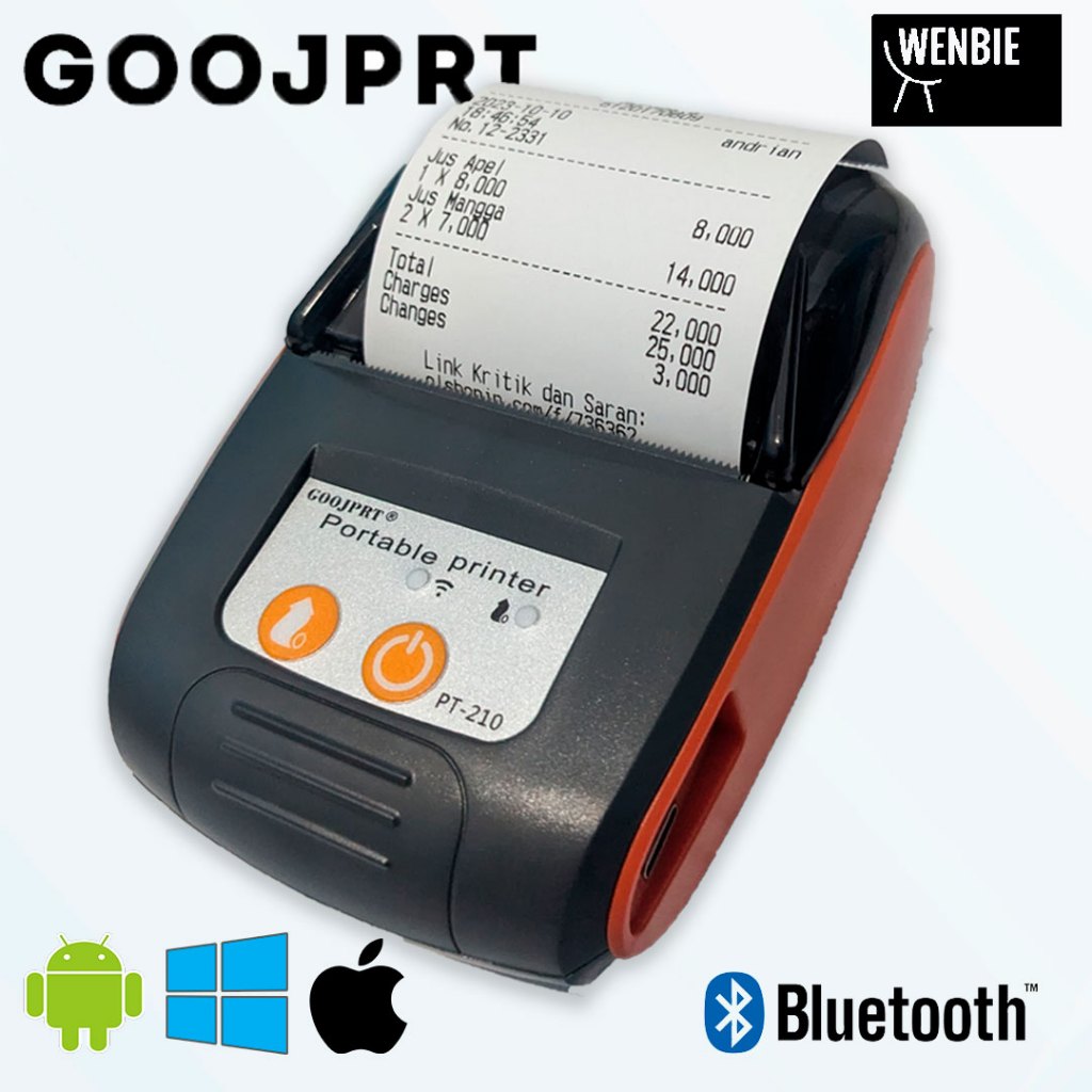 GOOJPRT PRINTER THERMAL 58MM CETAK STRUK KASIR