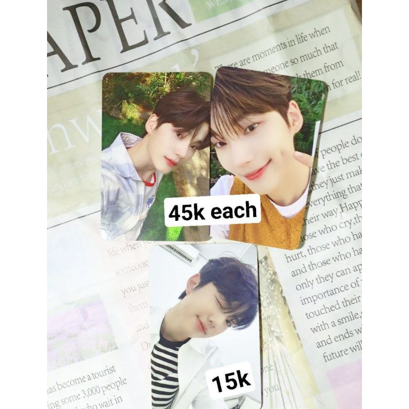 Evnne hanbin jihoo photocard