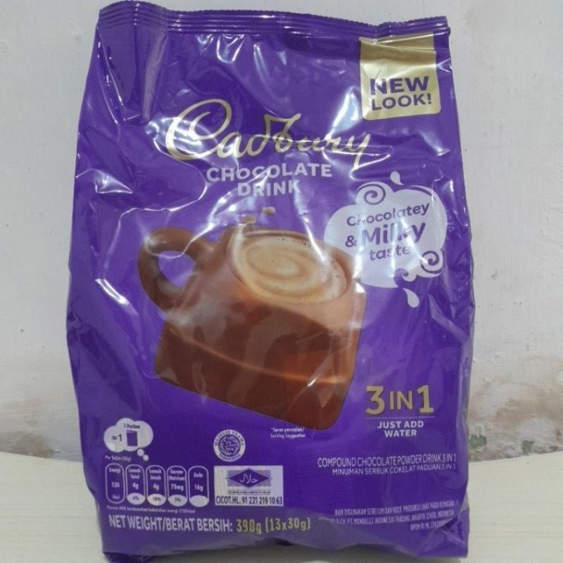 

CADBURY DRINK HOT CHOCOLATE DRINK 3IN1 ISI 13SACHET