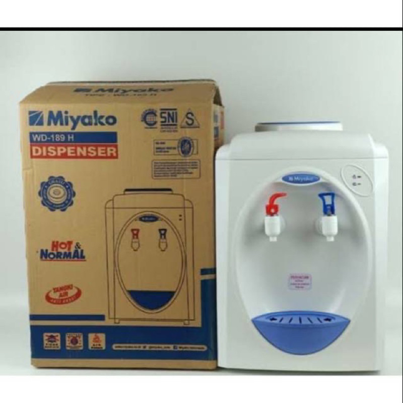 Dispenser Miyako WD 190/189. Air panas & netral. body besar