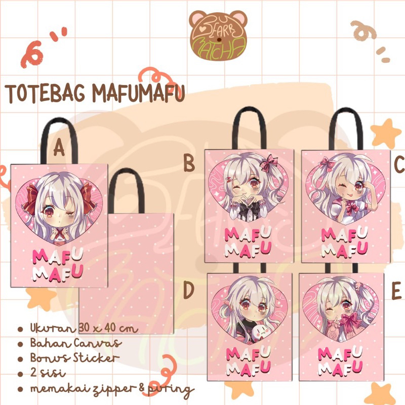 [PRE ORDER] Totebag Mafumafu