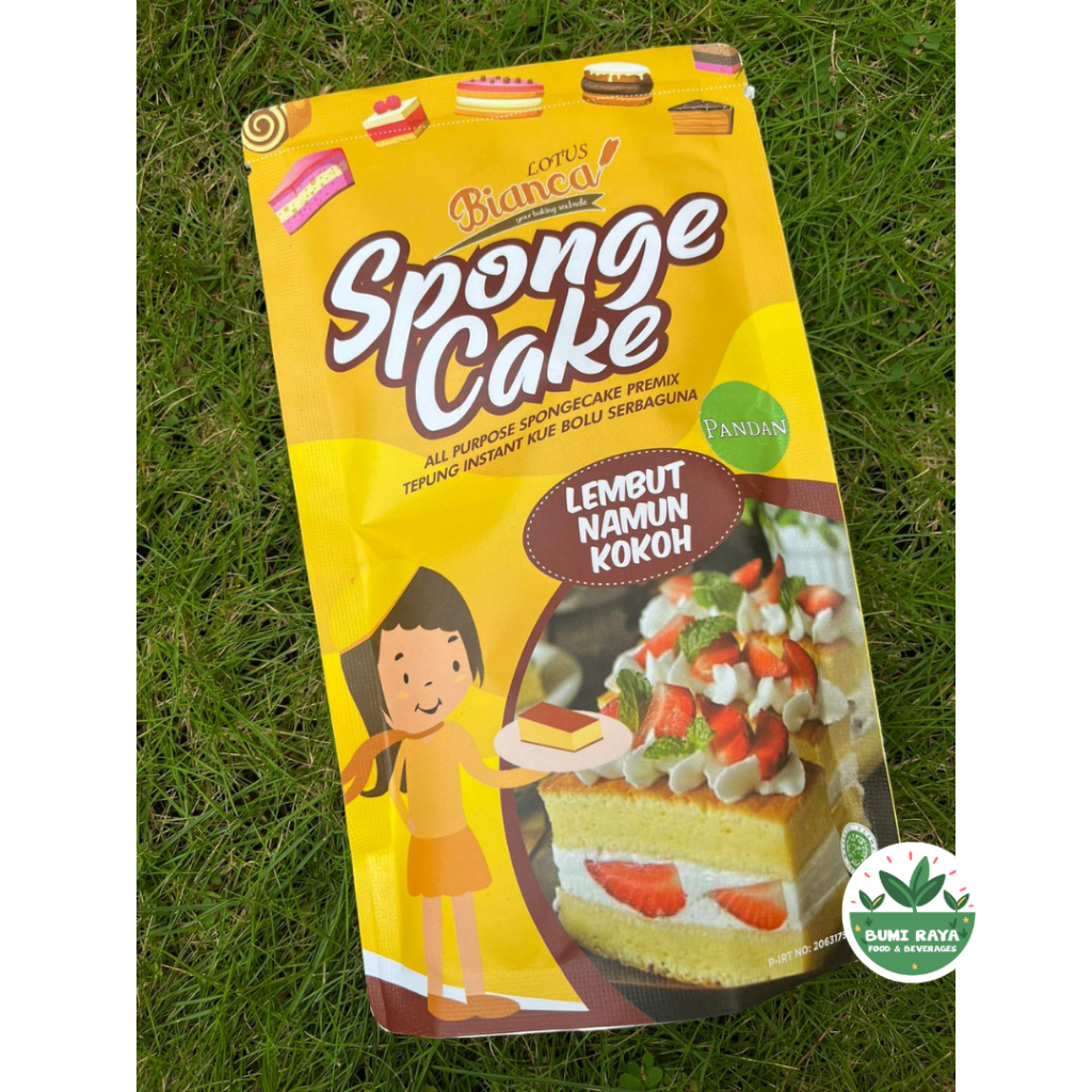 

Bianca Lotus Spongecake Premix Pandan
