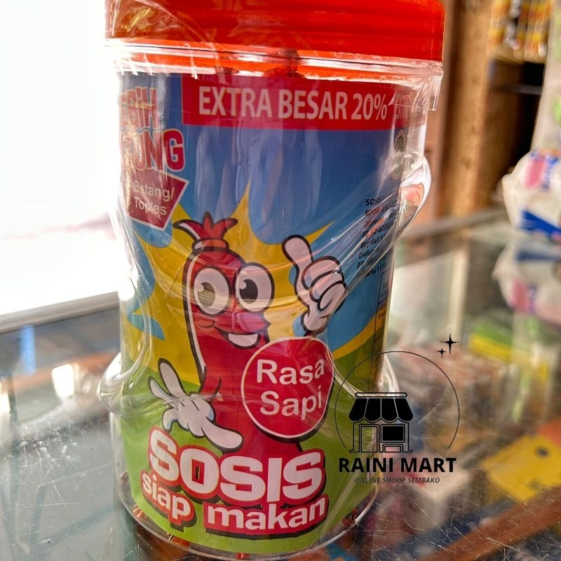 

(RAINI MART) SOSIS SONICE SAPI 1 TOPLES ISI 20 EXTRA BESAR 20%