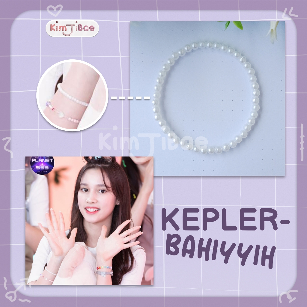 Gelang KEPLER Bahiyyih, Beads Bracelet Kpop