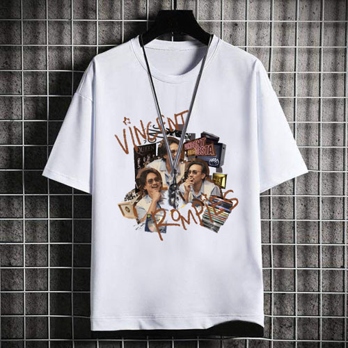 Vincent Rompies Tshirt Bahan Katun Kombed 30s