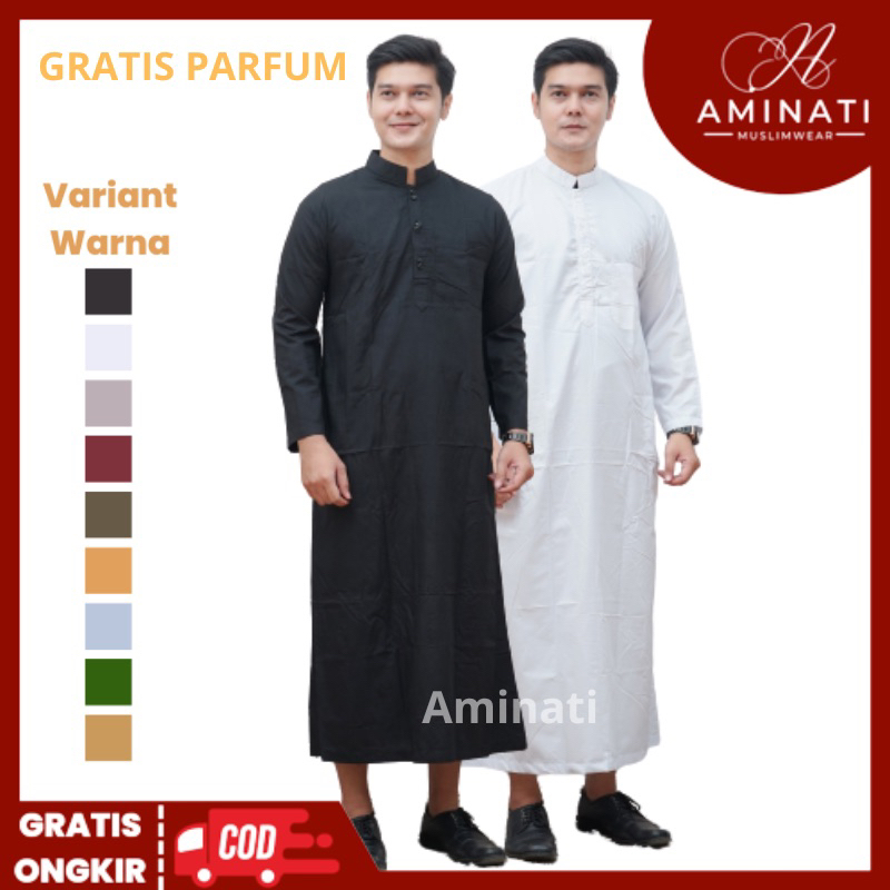 GAMIS PRIA JUBAH PRIA JUBAH GAMIS PRIA MODEL HARAMAIN JUBAH POLOS BAJU UMROH