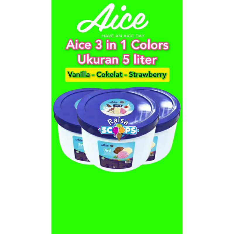 iCE CREAM AICE 5 LITER 3IN1