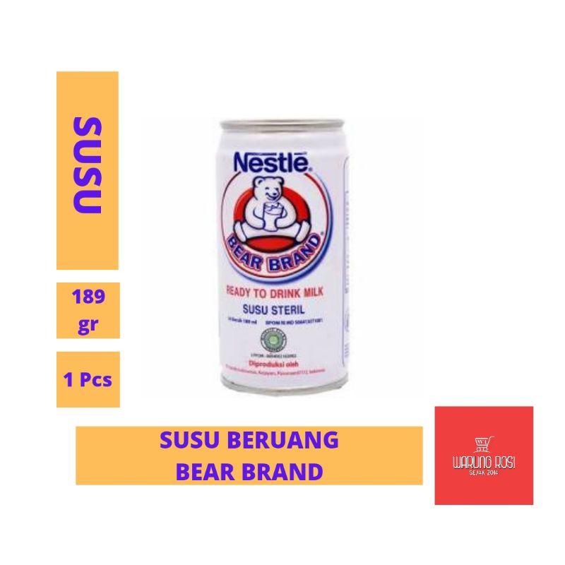 

Susu Beruang 189ml Susu Steril harga per 1 pcs