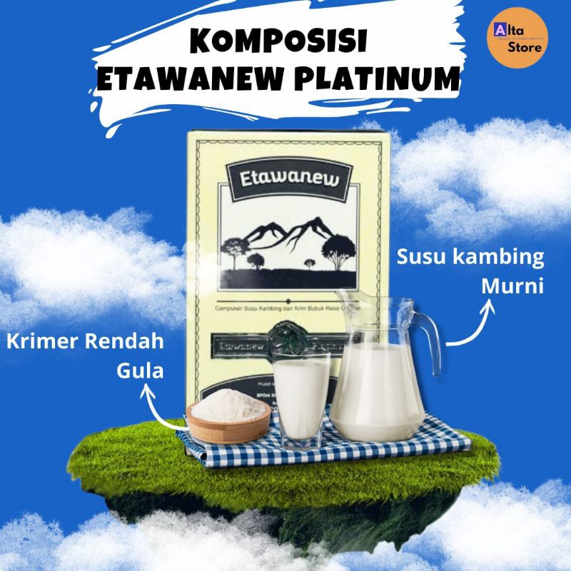 

Susu ETAWANEW PLATINUM BANJARMASIN 200 GRAM Susu Kambing Etawa Bubuk