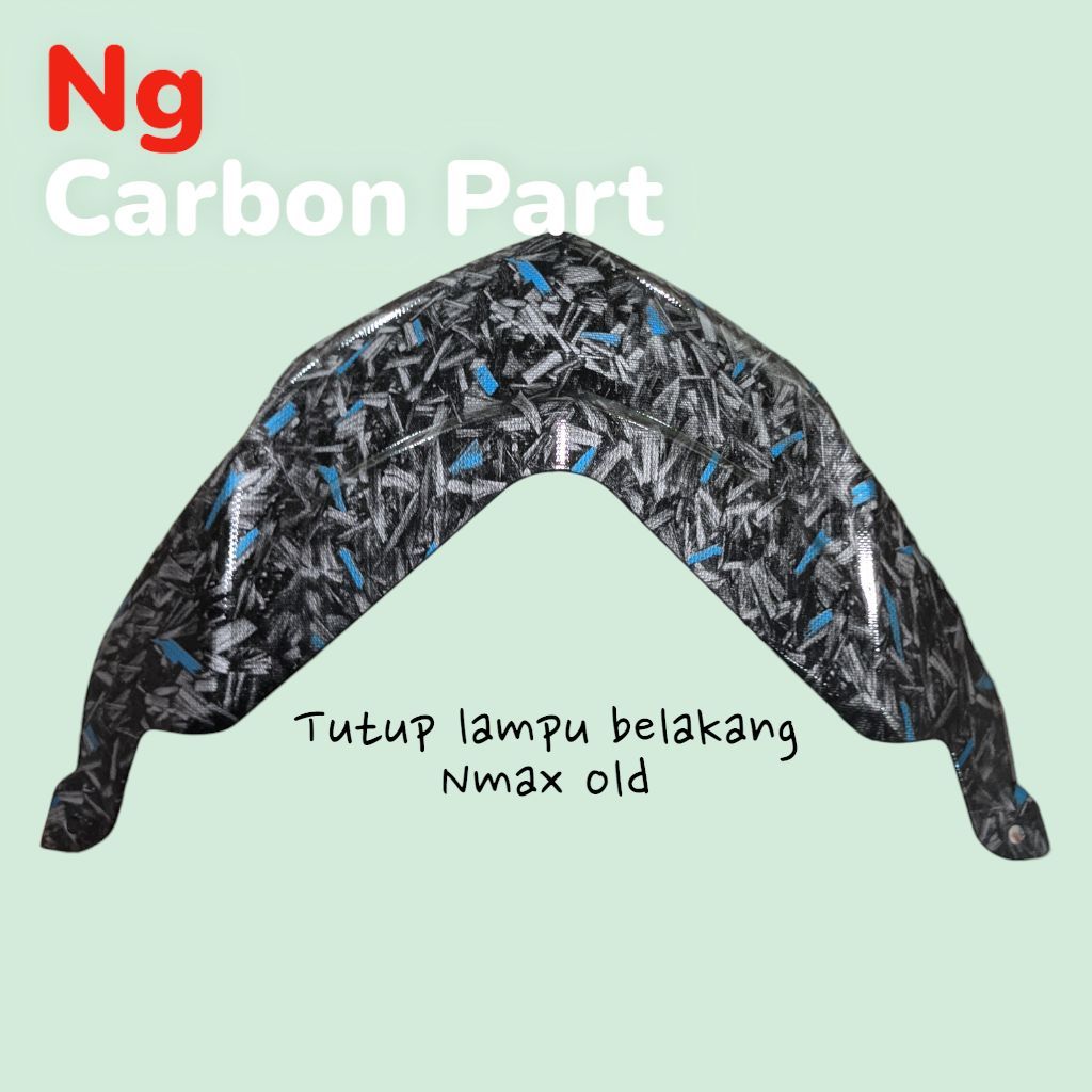 COVER LAMPU BELAKANG NMAX OLD CARBON 2017-2019