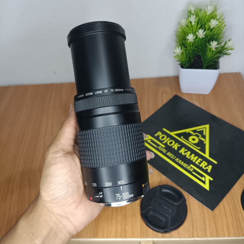 Lensa tele canon 75-300 lensa canon 75-300 zom