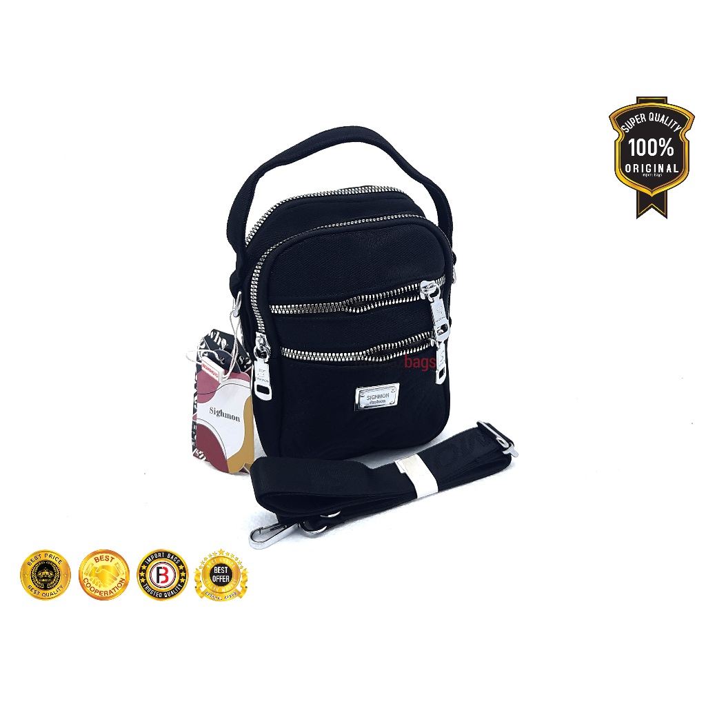 Tas Impor wanita SIGMON 3in1 slempang handbag dan ransel elagan dan trendy