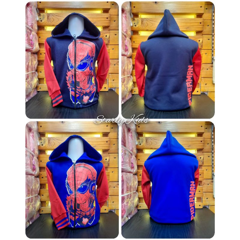 Jaket Anak Laki-Laki Superhero Spiderman/Kids Jacket/Jaket Anak Laki-laki/Jaket Anak/Jaket Anak Laki