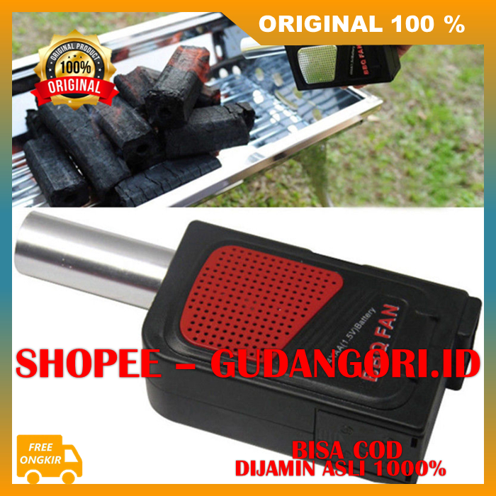 Kipas Angin Elektrik Peniup Api Kipas Angin BBQ Bakaran Arang Portable ORIGINAL