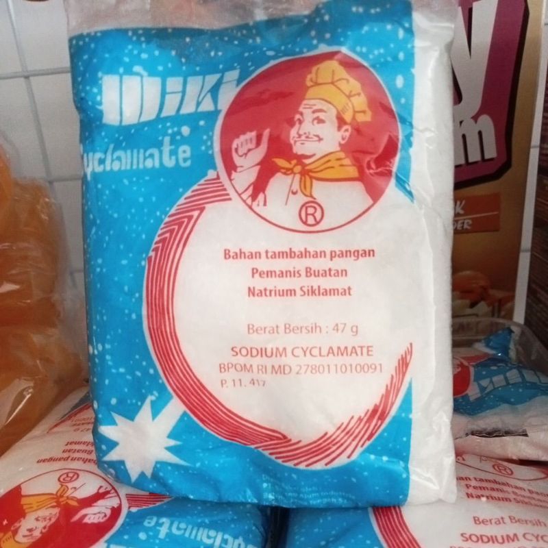 

pemanis buatan cap Miki 47gr