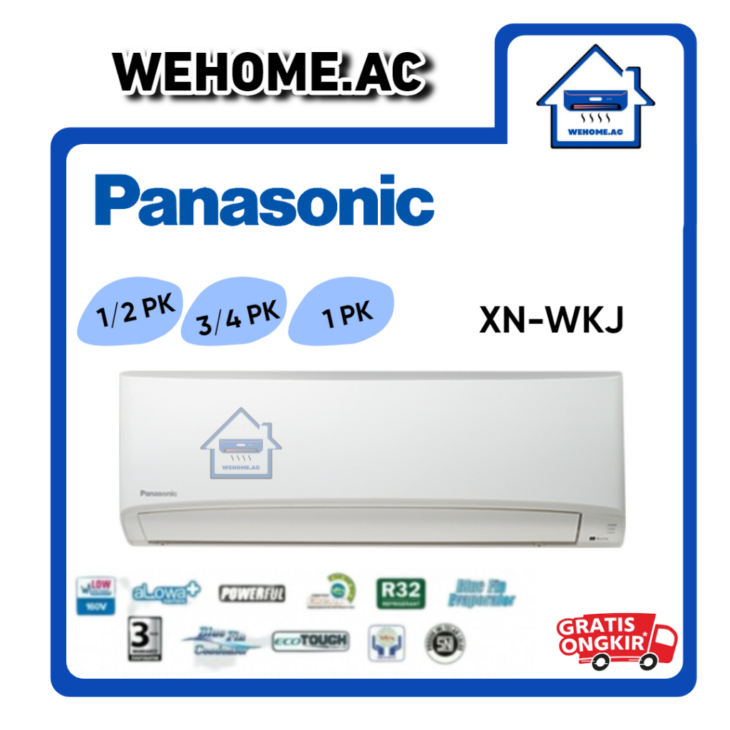 AC Panasonic XN-WKJ 1/2 - 1 PK AC Standard Panasonic XN Series Low Watt With ION