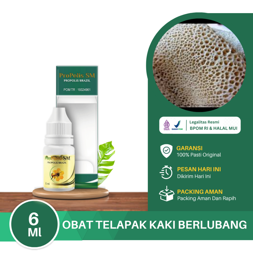 Obat Telapak Kaki Berlubang, Telapak Kaki Rayapan, Telapak Kaki Bolong Bau, Penutup Lubang Kecil Pad