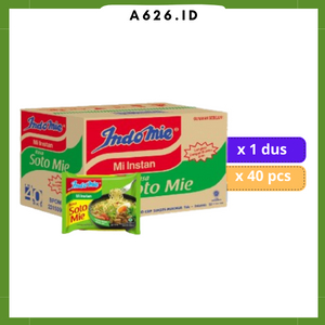 

Indomie soto Mie 1 dus Isi 40pcs
