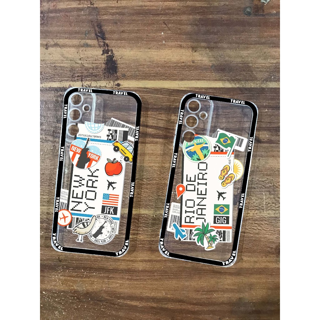 DY-215 Case BENING Untuk Semua Type Handphone SAMSUNG A05S MOTIF TICKET