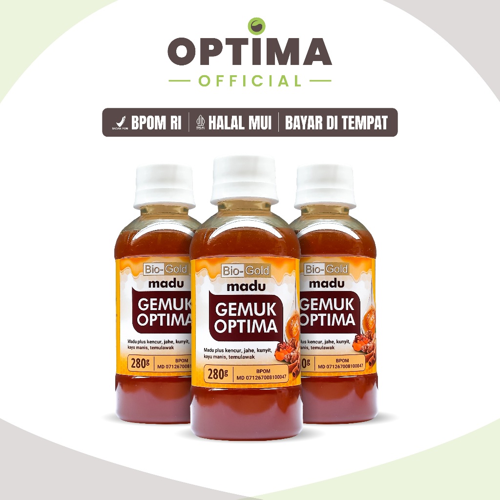 

Paket 3 Botol Madu Gemuk Badan Optima - Tingkatkan Berat Badan dengan Peningkatan Nafsu Makan