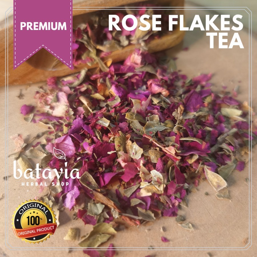 

Rose Flakes Tea Teh Bunga Mawar Serpih Rose Flower Tea Teh Mawar - 10gr