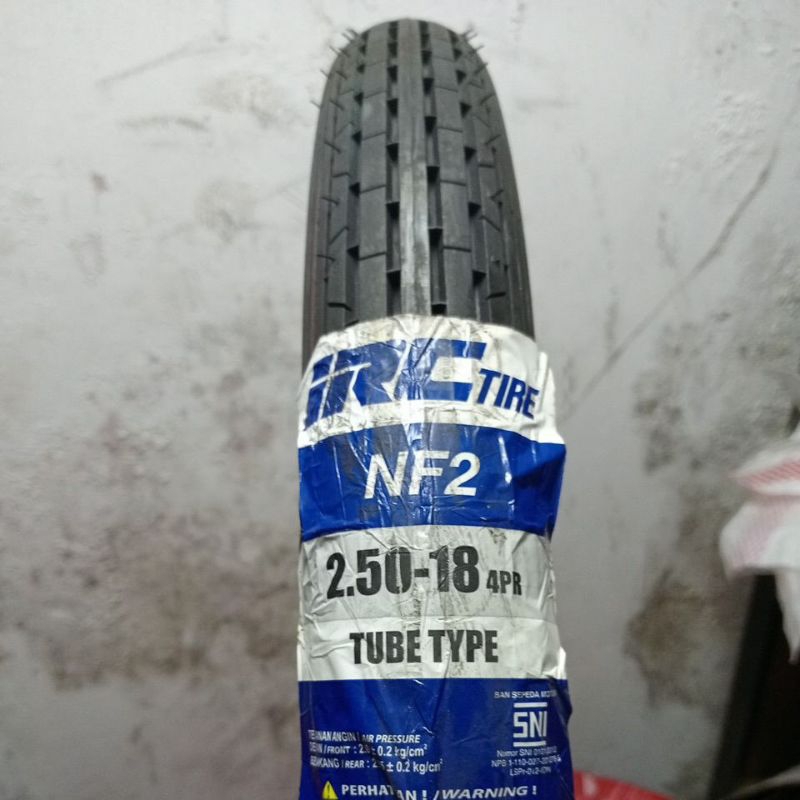 IRC 2.50-18 NF2 INOUE BAN LUAR IRC MOTOR TUBE TYPE RING 17 NF 2 250 TUBETYPE