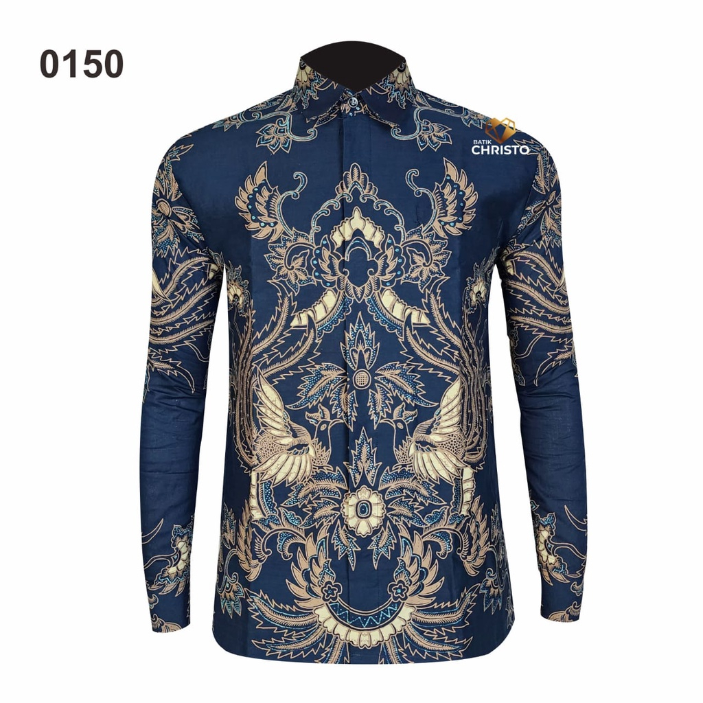 KEMEJA BATIK ALISAN PRIA DEWASA LENGAN PANJANG SLIMFIT