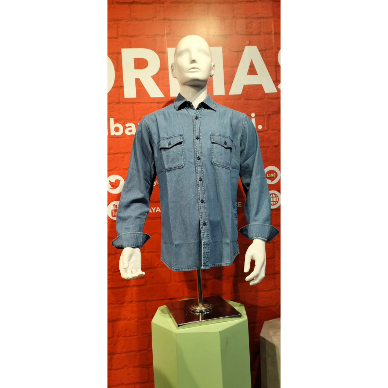 Kemeja denim D’britano