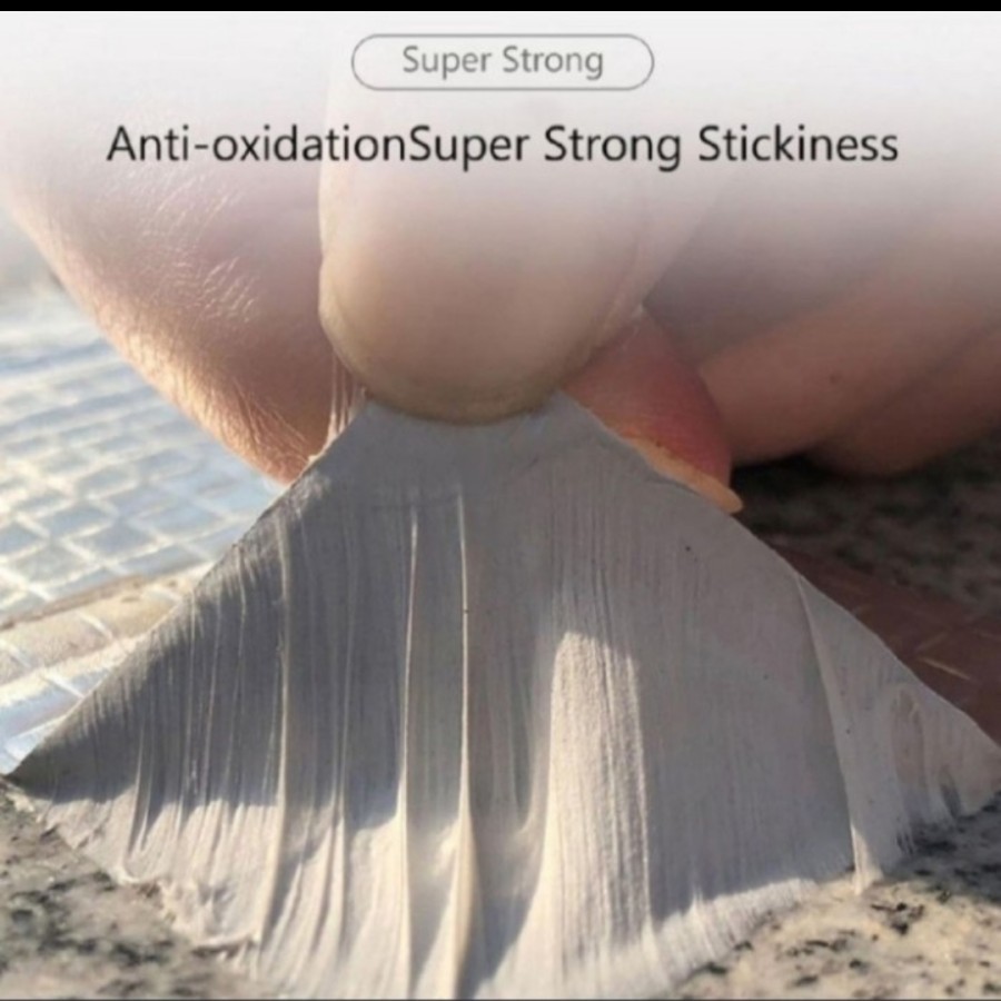 Lakban Anti Bocor- Lem Talang Alumunium Foil-Lem Butyl Sangat Lengket