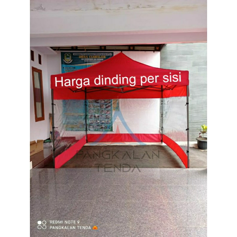 Dinding Tenda 2,5 Meter, Tirai Tenda Lipat 2,5 Meter