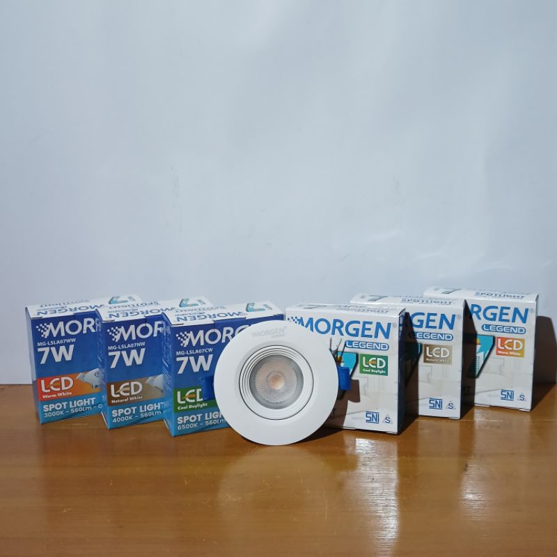 Led spotlight MORGEN 7Watt 3000k/4000k/6500k