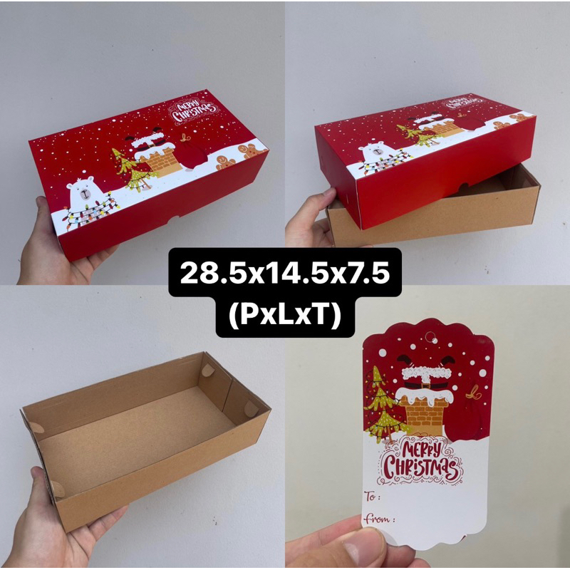 

Dus toples Natal uk. 28.5x14.5x7 Red Santa + Free tag (Harga untuk 5 pcs dus)