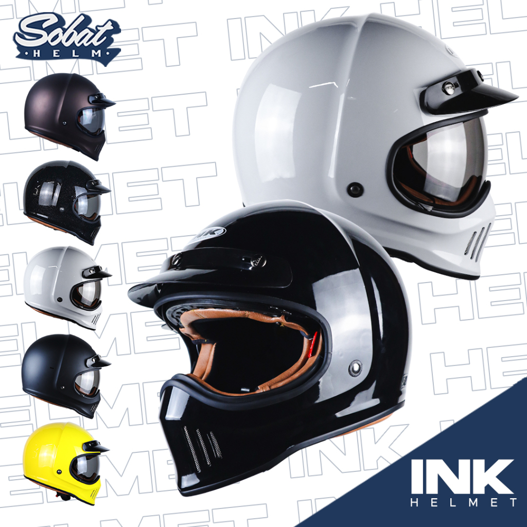 Helm INK Trooper Solid Helm Full Face SNI