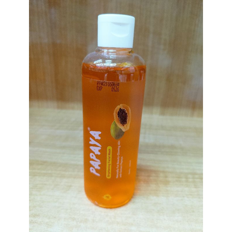 Papaya Brightening Facial Wash 265ml - Sabun Papaya Cair