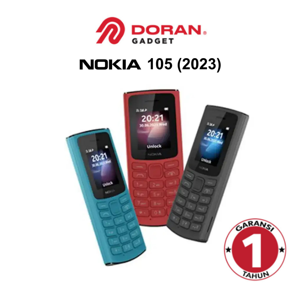 Nokia 105 (2023) Handphone HP Nokia Jadul - Garansi TAM 1 Tahun